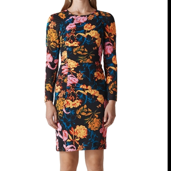 Whistles Floral Long Sleeve Dress - Picture 1 of 9
